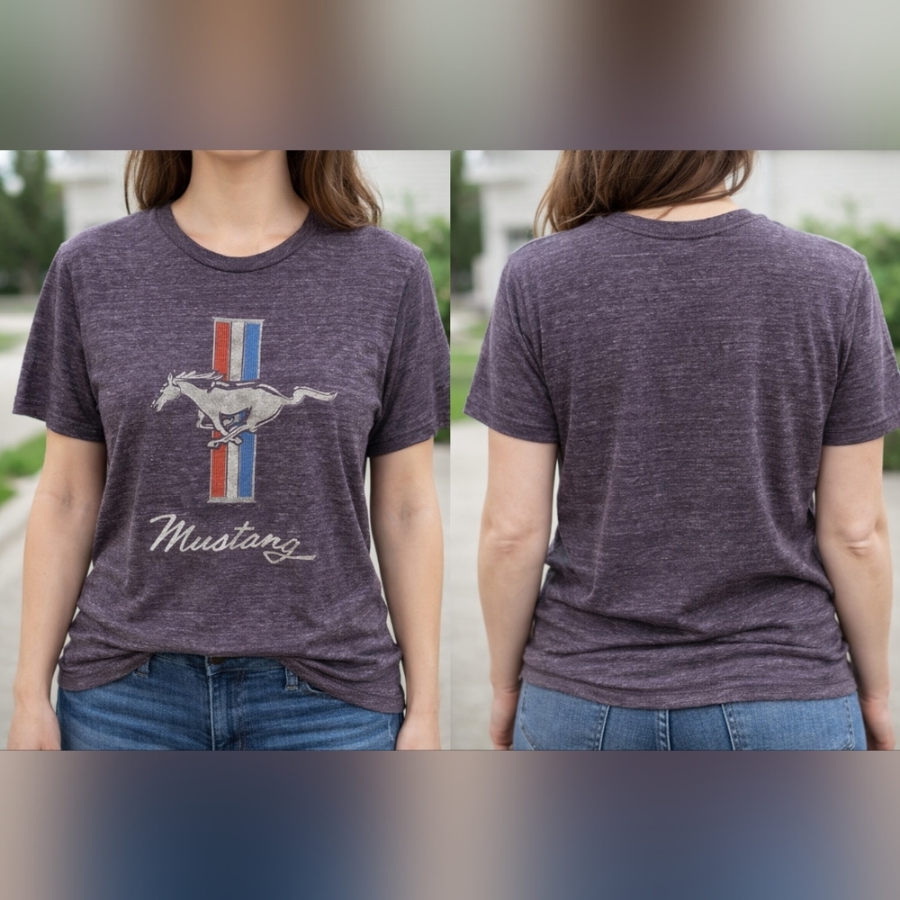 Ford Purple‎ Mustang Short Sleeve Tee